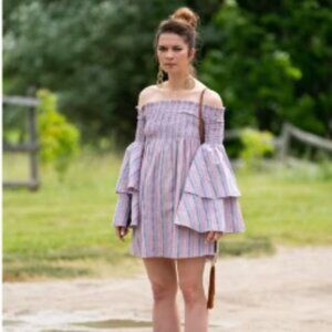 ASO Alexis Rose Schitts Creek Caroline Constas Appolonia Dress